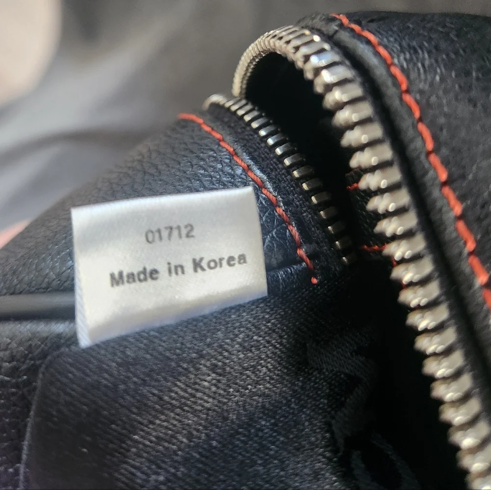 MCM Black Pebbled Leather Studded Boston Bag - Picture 12 of 12